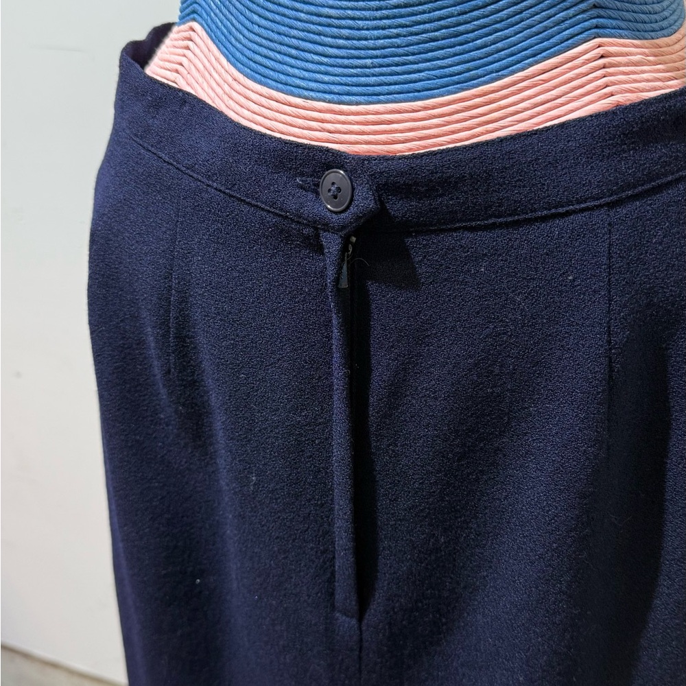 Elegant Navy Blue Women's Skirt